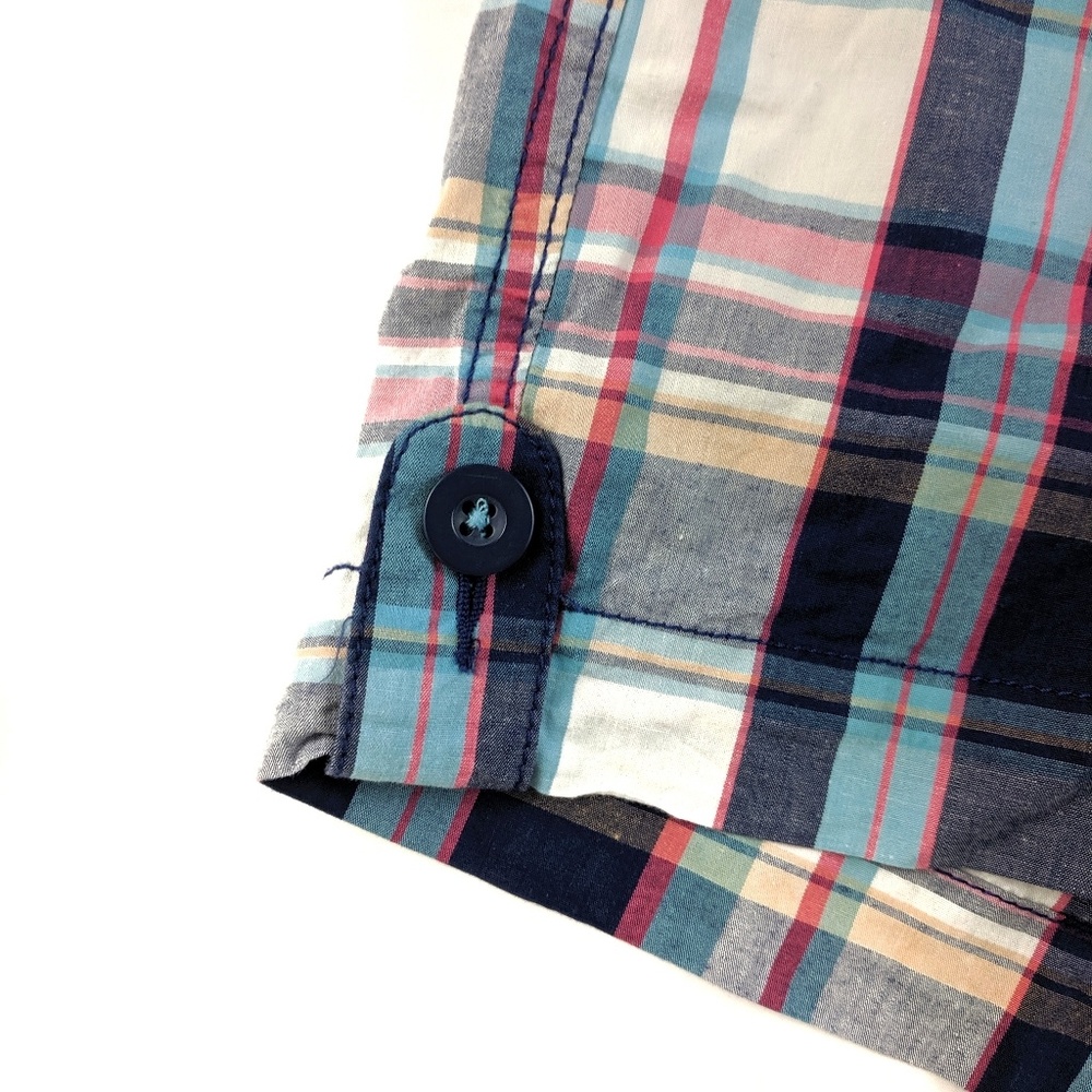 SO Plaid Blue Shorts 7 NWT - Picture 3 of 7